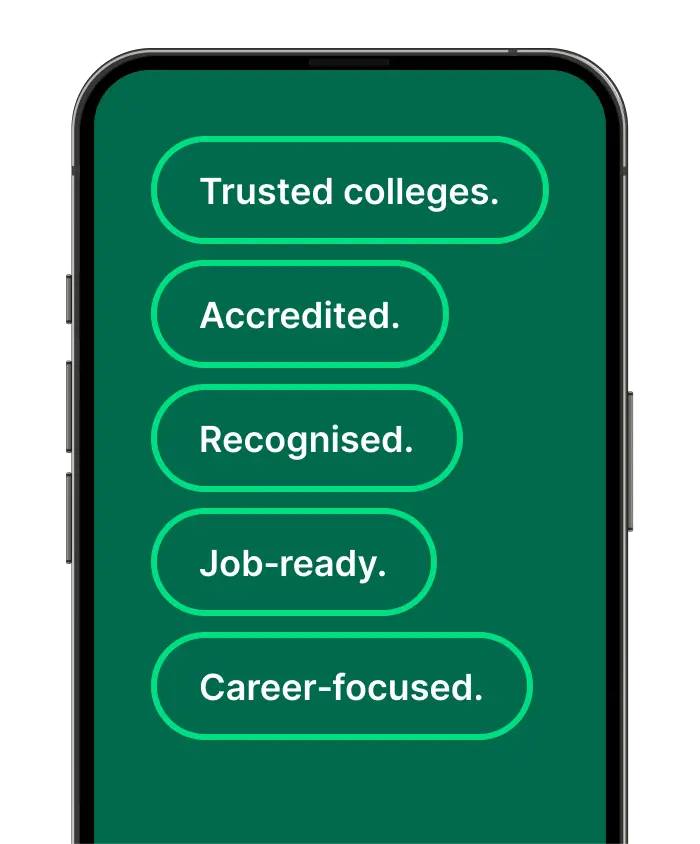 Accredited courses on mobile